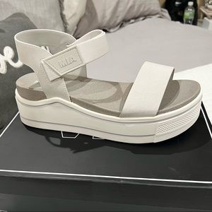 Brand new Mia wedges. Naked feet dupe!